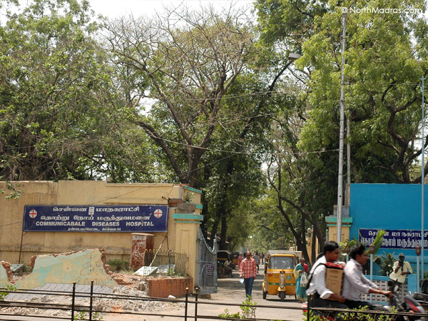 Communicable Disease Hospital is a testing and isolation treatment facility for the most of communicable diseases in Chennai.